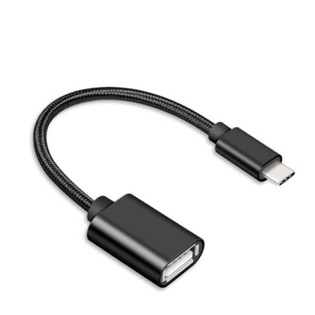 Adaptateur OTG - Type C vers USB 2.0 - Noir