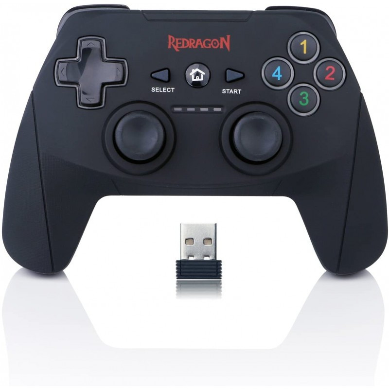 Manette Gaming Sans Fil REDRAGON HARROW G808 - Noir