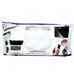 Lingette de bureau - 60 Wipes