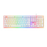Clavier Gaming USB HAVIT Backlit KB876L RGB - Blanc