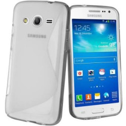 Etui en Silicone pour Samsung Galaxy Core 2 G355 / Transparent