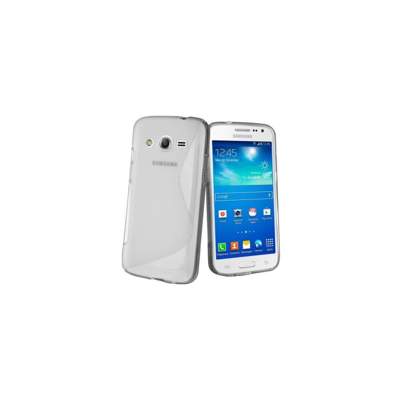 Etui en Silicone pour Samsung Galaxy Core 2 G355 / Transparent