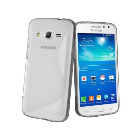 Etui en Silicone pour Samsung Galaxy Core 2 G355 / Transparent