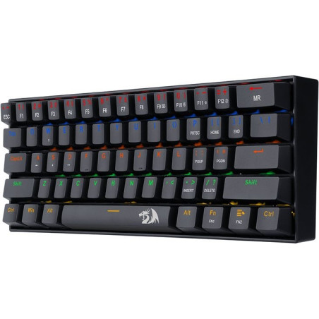 Clavier Gaming Mécanique REDRAGON LAKSHMI K606 60% Rainbow