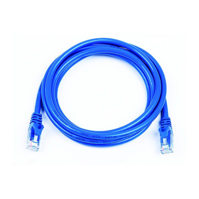 Cable Réseau UTP CAT 5E RJ45 5M - Bleu