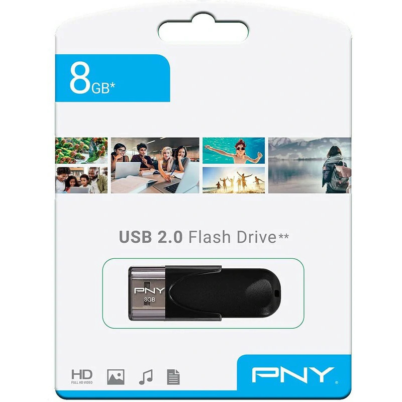 Clé USB 8 Go PNY Attaché 4 USB 2.0