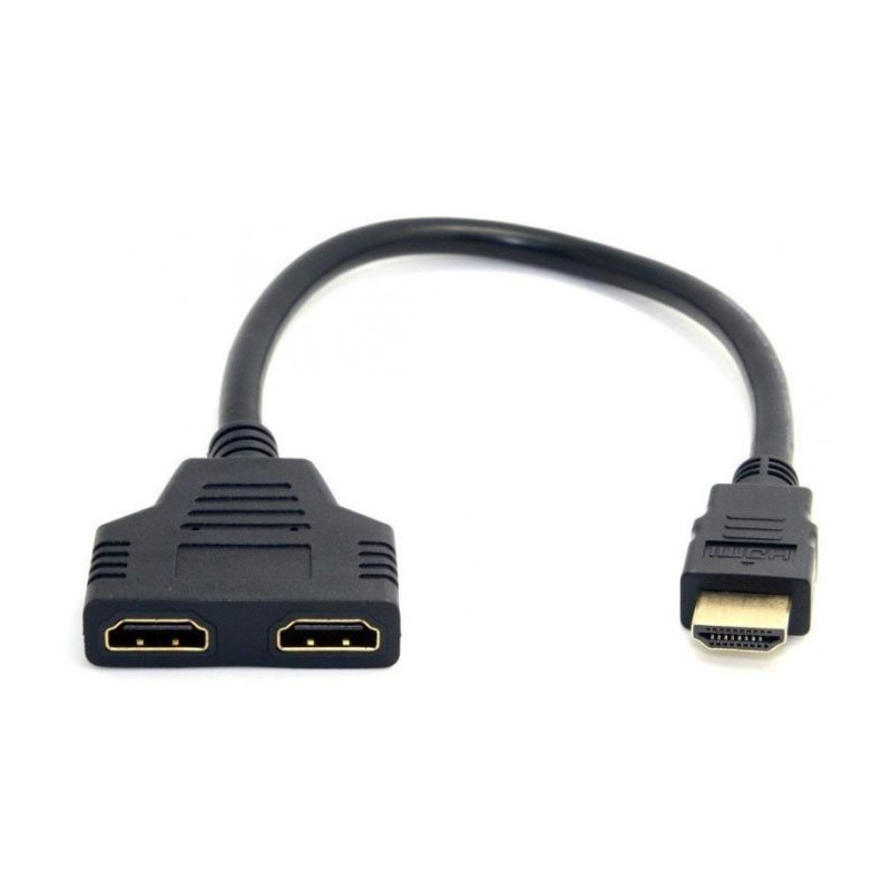 Adaptateur Splitter HDMI Male vers 2 HDMI Femelle