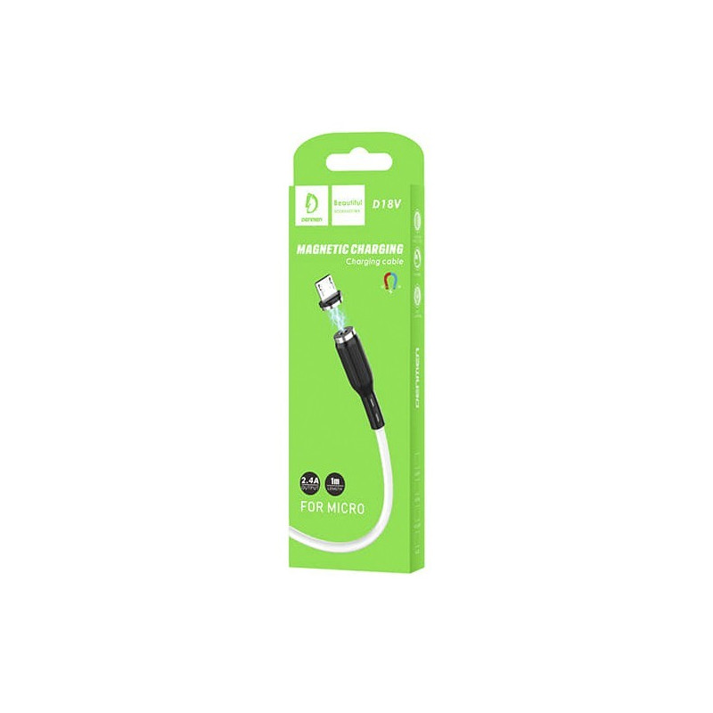 Cable Magnétique Micro USB DENMEN D18V 