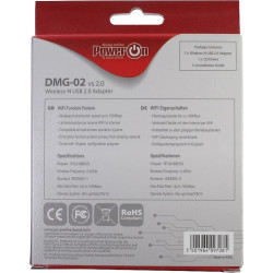 Clé WiFi Nano USB 150Mbps POWER ON DMG-02