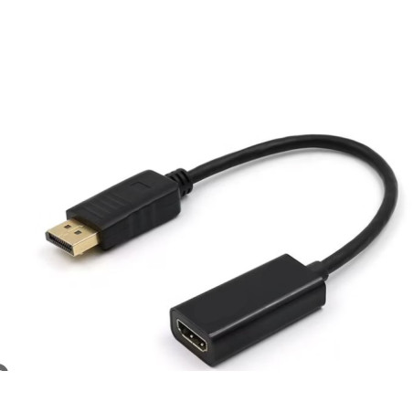Adaptateur DisplayPort Mâle vers HDMI Femelle 4K - Noir