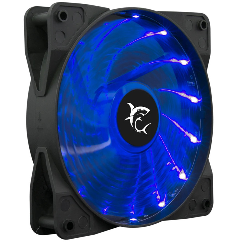 Ventilateur de Boitier WHITE SHARK VECTOR - LED Bleu