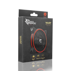Ventilateur de Boitier WHITE SHARK WARP - LED Rouge
