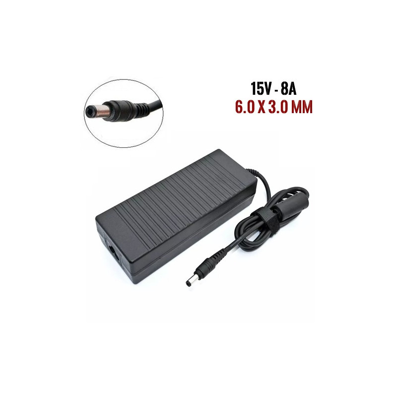 Chargeur Pc - TOSHIBA - 15V 8A - Bec 6.0x3.0mm