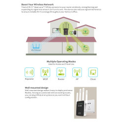 Répéteur Wifi 300 Mbps PIX-LINK LV-WR09