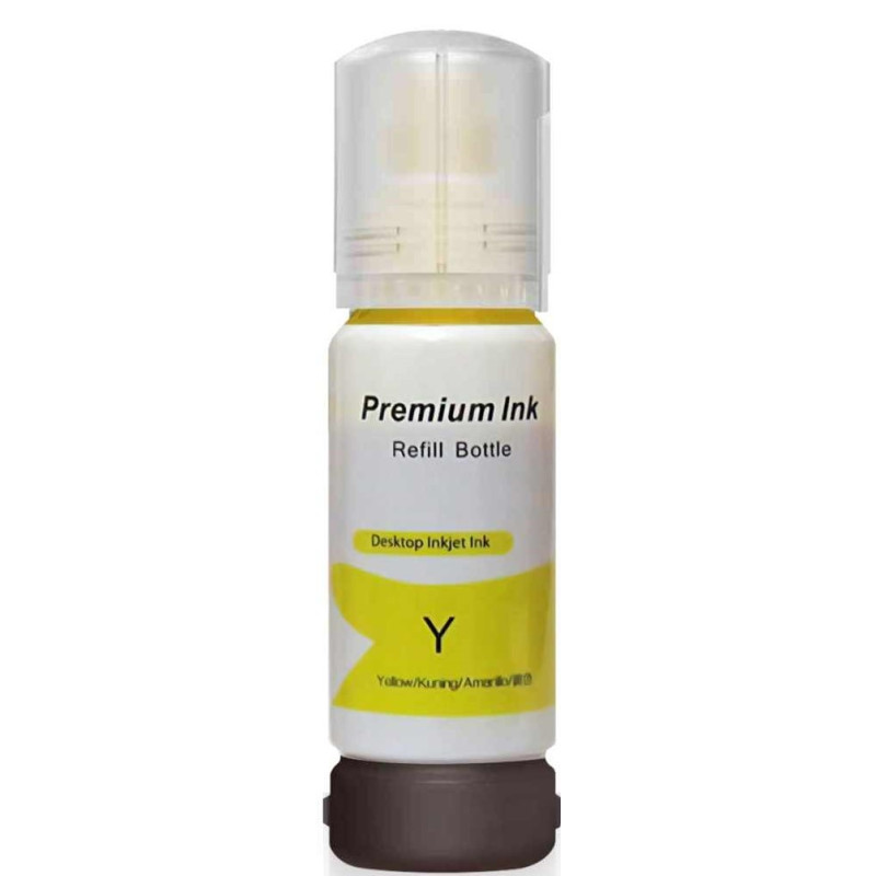 Bouteille d'encre Adaptable pour Epson 70ml - Yellow