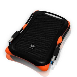 Boitier Externe Antishoc 2.5" HDD USB 3.0 SATA SILICON POWER ARMOR A30 - Noir
