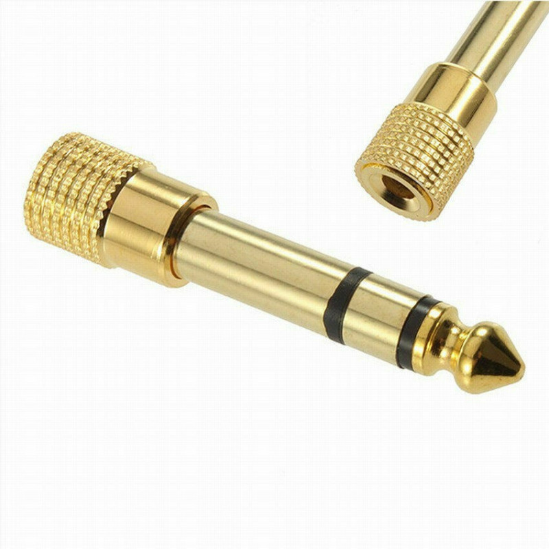 Adaptateur Jack 6.35m Male vers Jack 3.5m Femelle