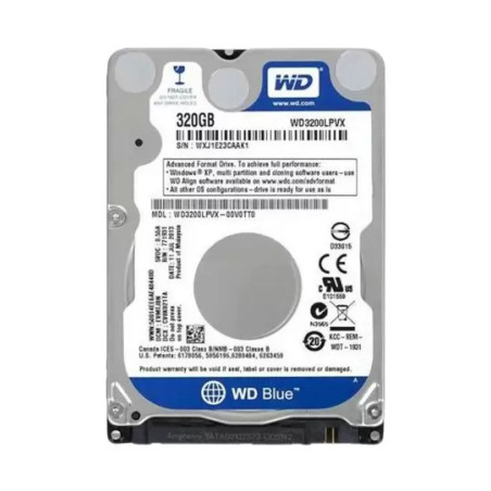 Disque Dur Interne WESTERN DIGITAL 320G 2.5" - Reconditionné
