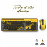 Combo Clavier et Souris Sans Fil ADVANCE PEPS - Jaune