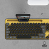 Combo Clavier et Souris Sans Fil ADVANCE PEPS - Jaune