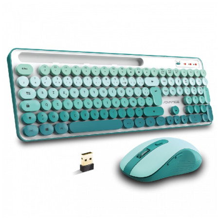 Combo Clavier et Souris Sans Fil ADVANCE PEPS - VERT