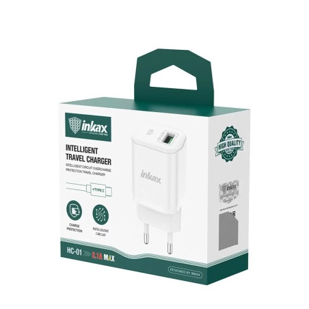 Chargeur Type C 2.1A 10W INKAX HC-01
