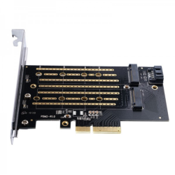 Carte d’extension NVME M.2 / SATA M.2 VERS PCI-E 3.0 X4
