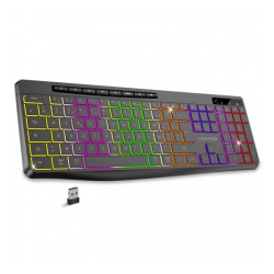 Clavier Gamer Sans Fil RGB Rechargeable ADVANCE CLA-310 - Noir
