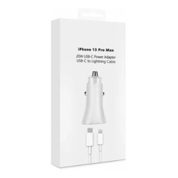 Chargeur Allume Cigare Lightning 3A USB-C 20W