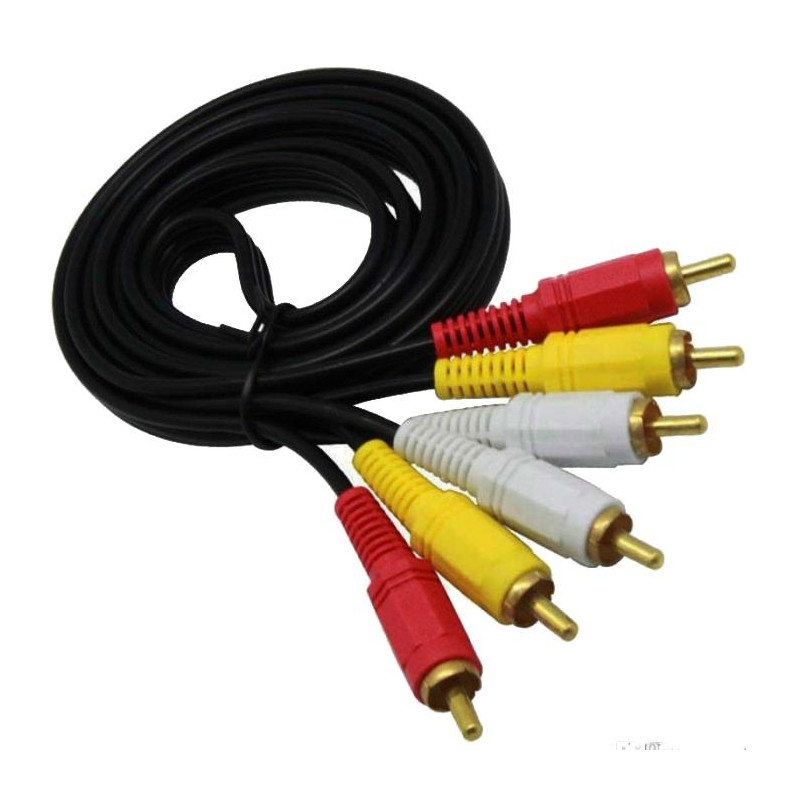 Cable 3 RCA vers 3 RCA 4,5M