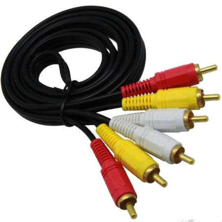 Cable 3 RCA vers 3 RCA 4,5M