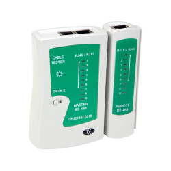 Testeur Réseaux RJ45 / RJ11 - JPETR BS-468