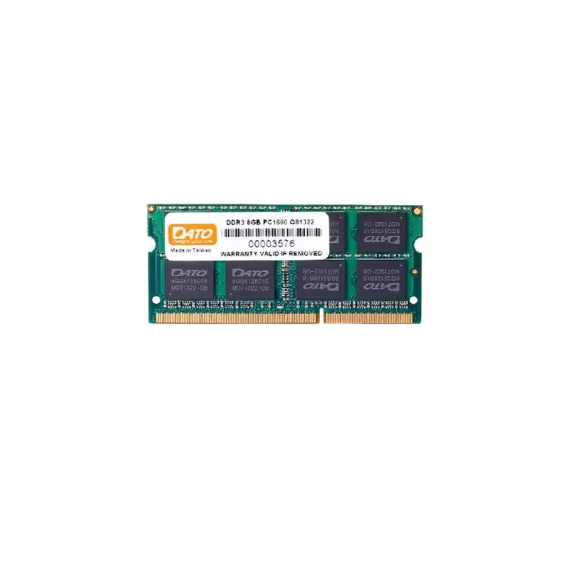 Barrette Mémoire SO-DIMM DATO TEK 8GB DDR3L 1600 Mhz