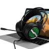 Casque Gaming T-WOLF H130 LED RGB - Noir